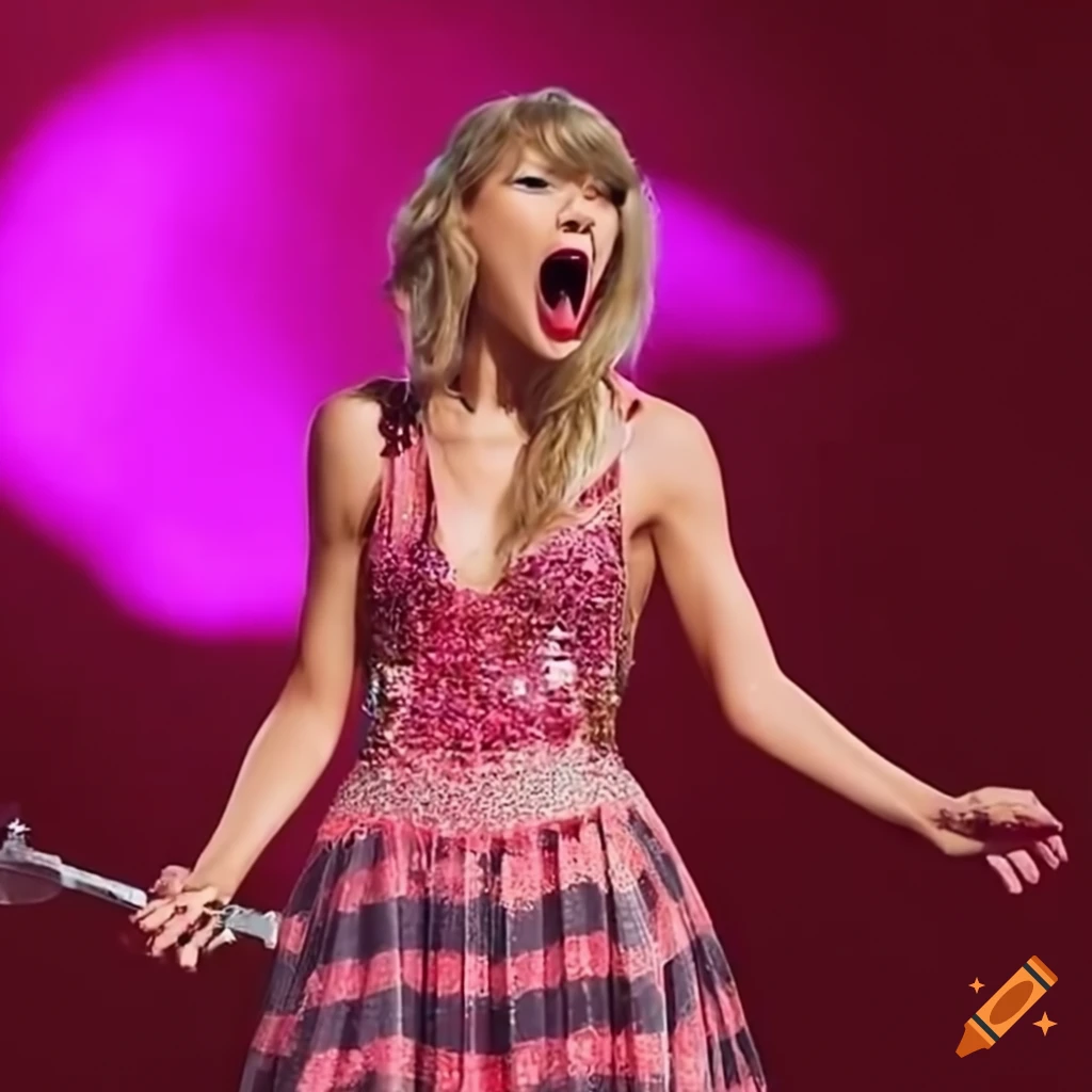 Taylor Swift Performing At Lover Fest On Craiyon