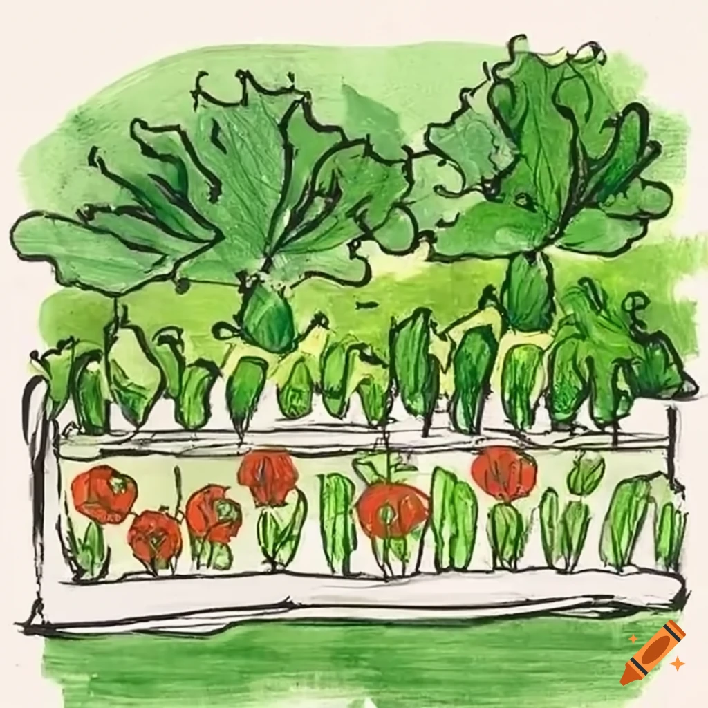 Hand drawn vegetables. Garden – MasterBundles