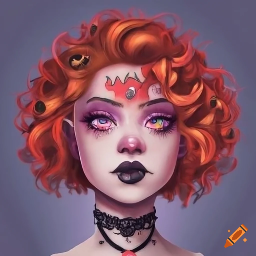 Avatar Of A Red Haired Alternative Girl