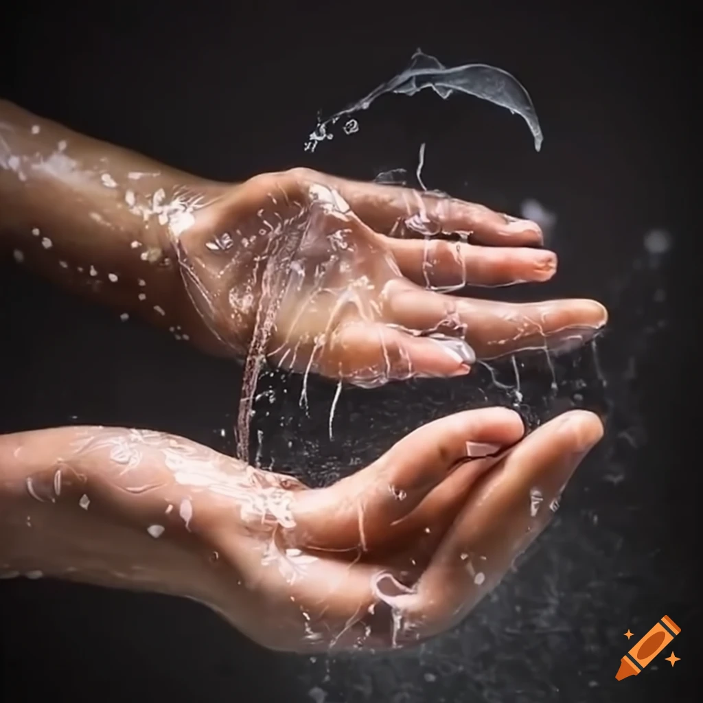 illustration of handwashing