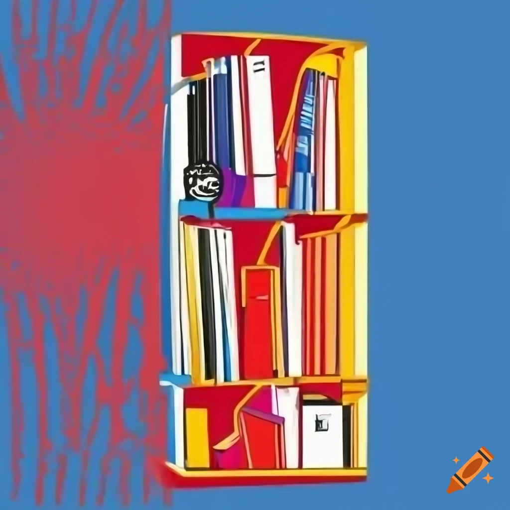 squeezed Bookshelf logo in Bauhaus style