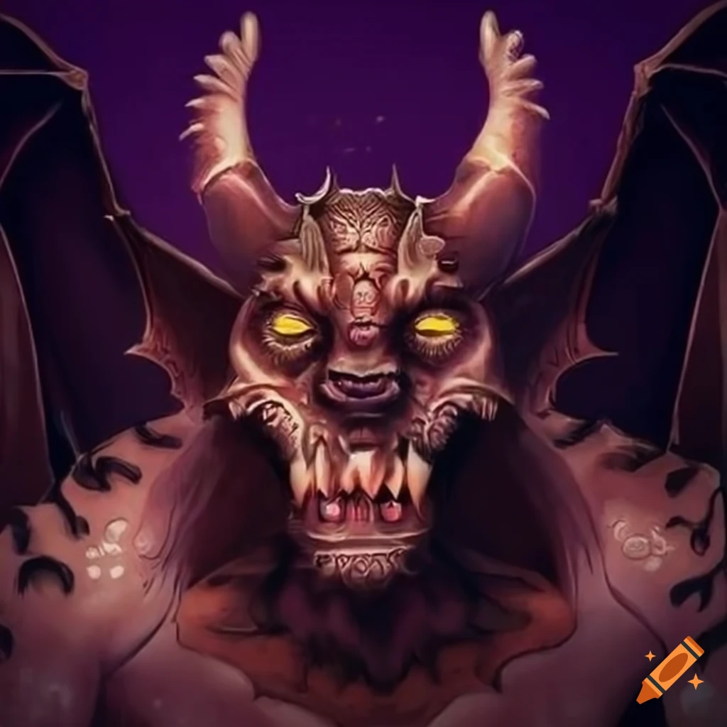 artwork of Camazotz, the Bat God