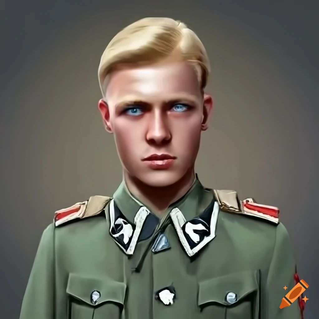 Image Of A Soldier In German Wwii Uniform On Craiyon