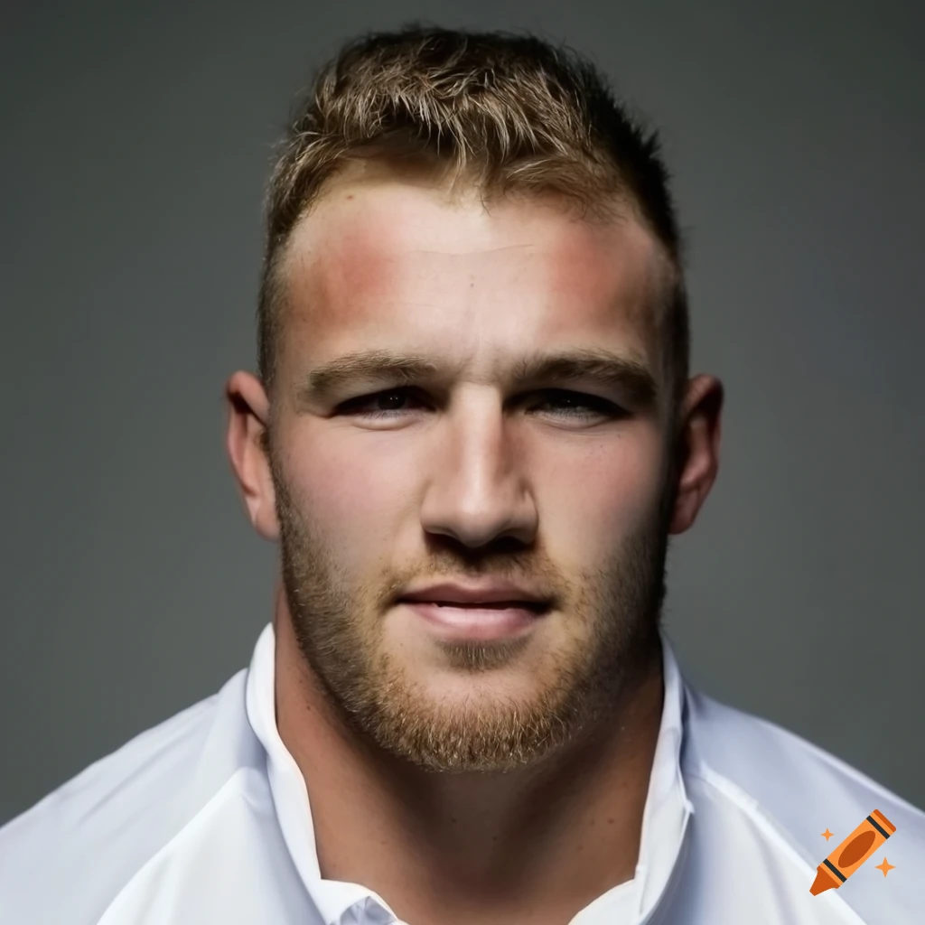 portrait of an England rugby player
