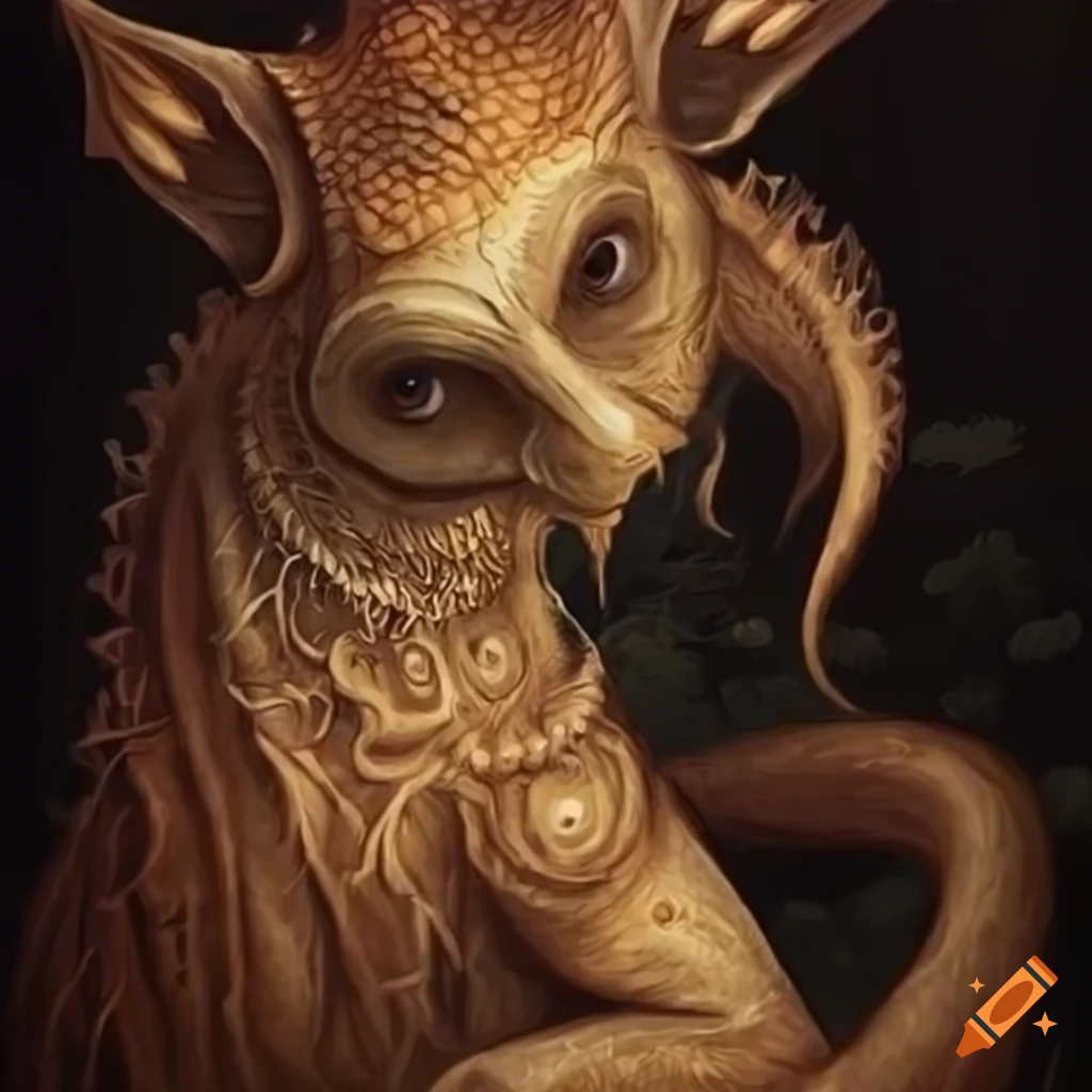 medieval-inspired creature art with unique styles