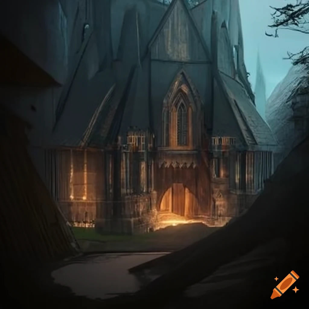 illusory cathedral-like cabin