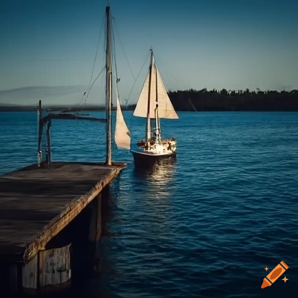 sailboat parked on a dock