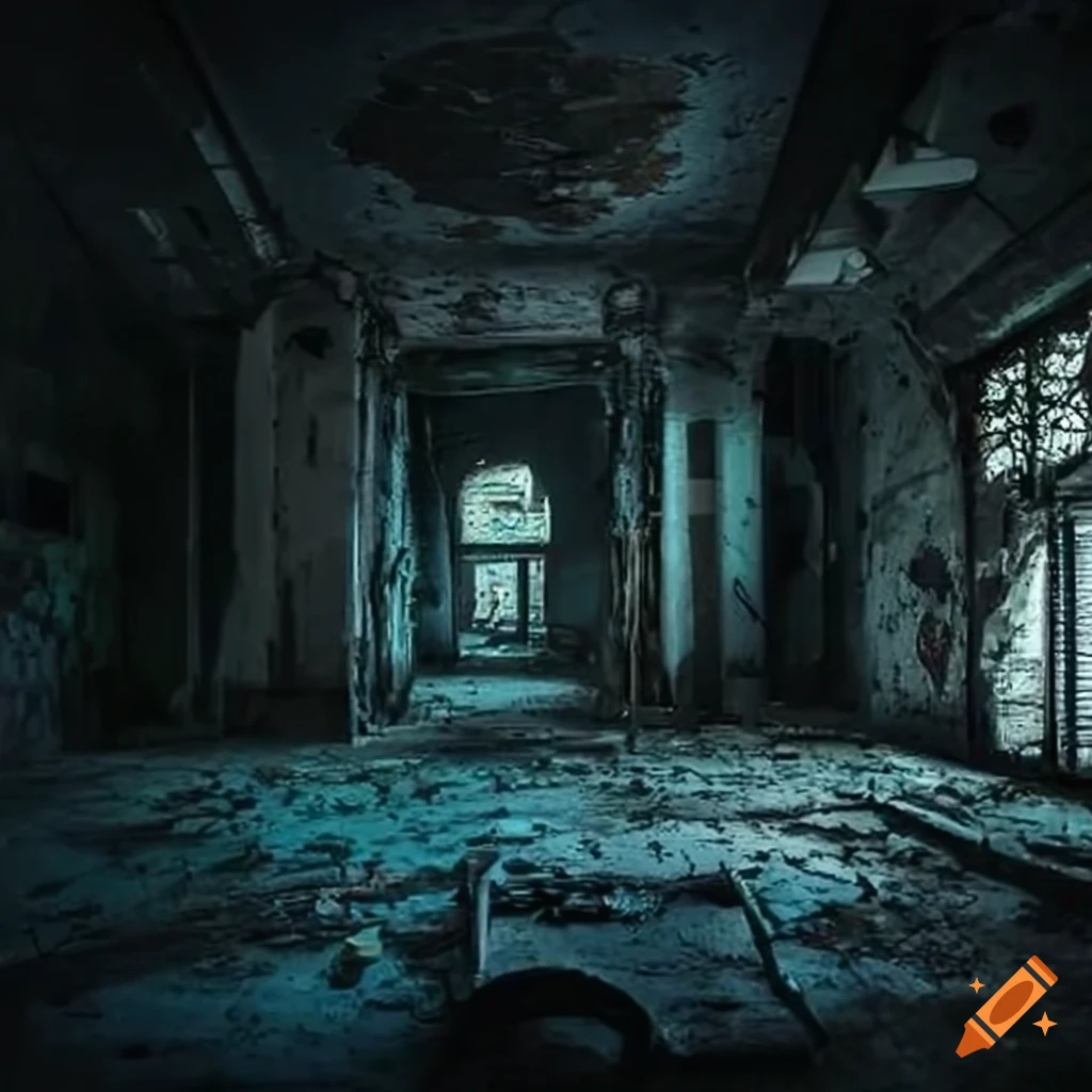 image of an underground abandoned laboratory