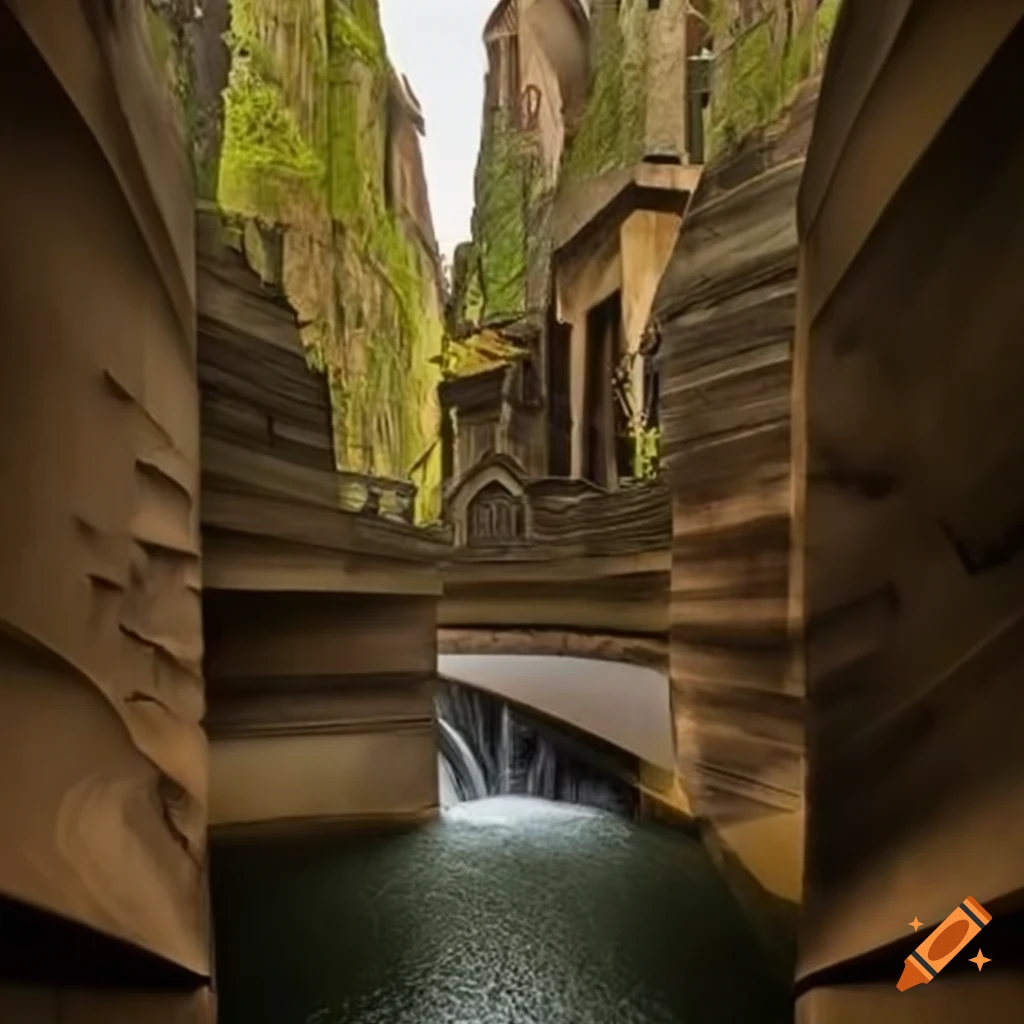 illusory sluice architecture cathedral cabin