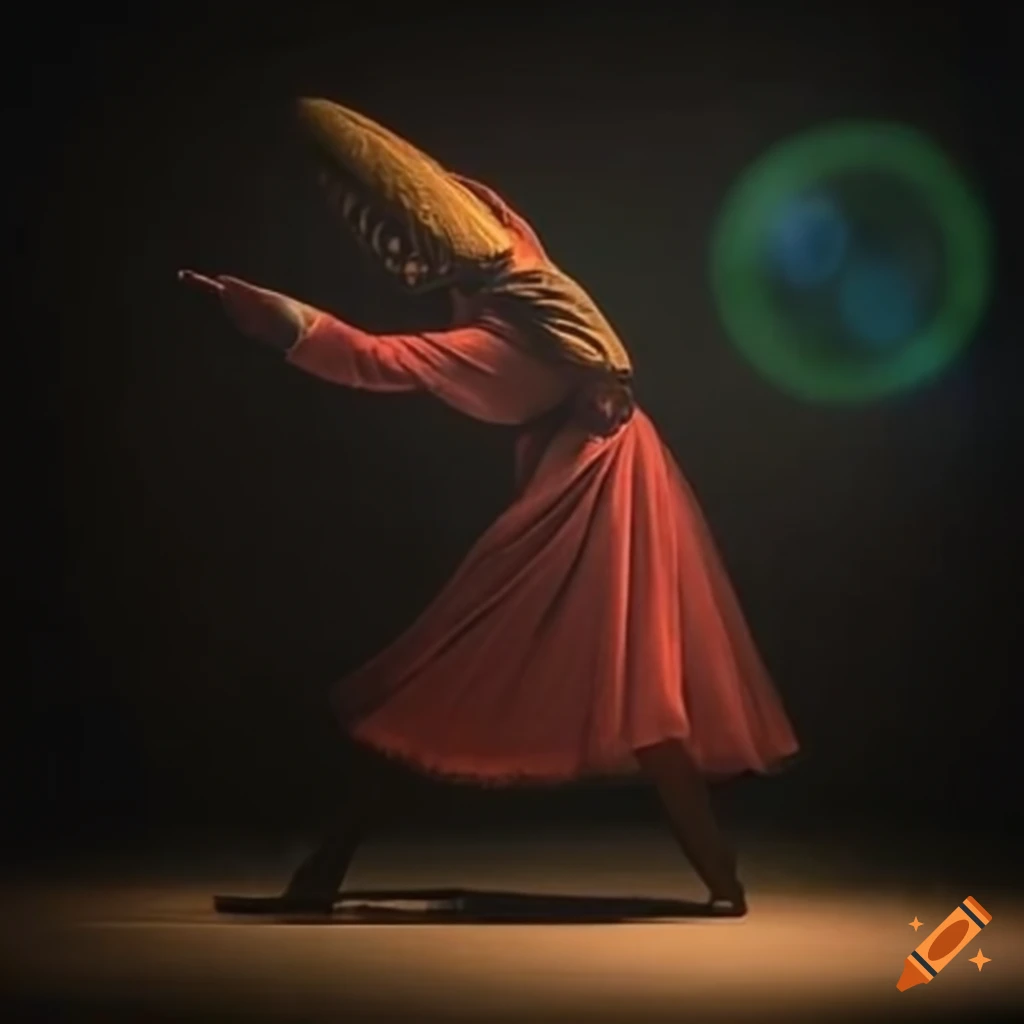 sufi dervish in mystical dance