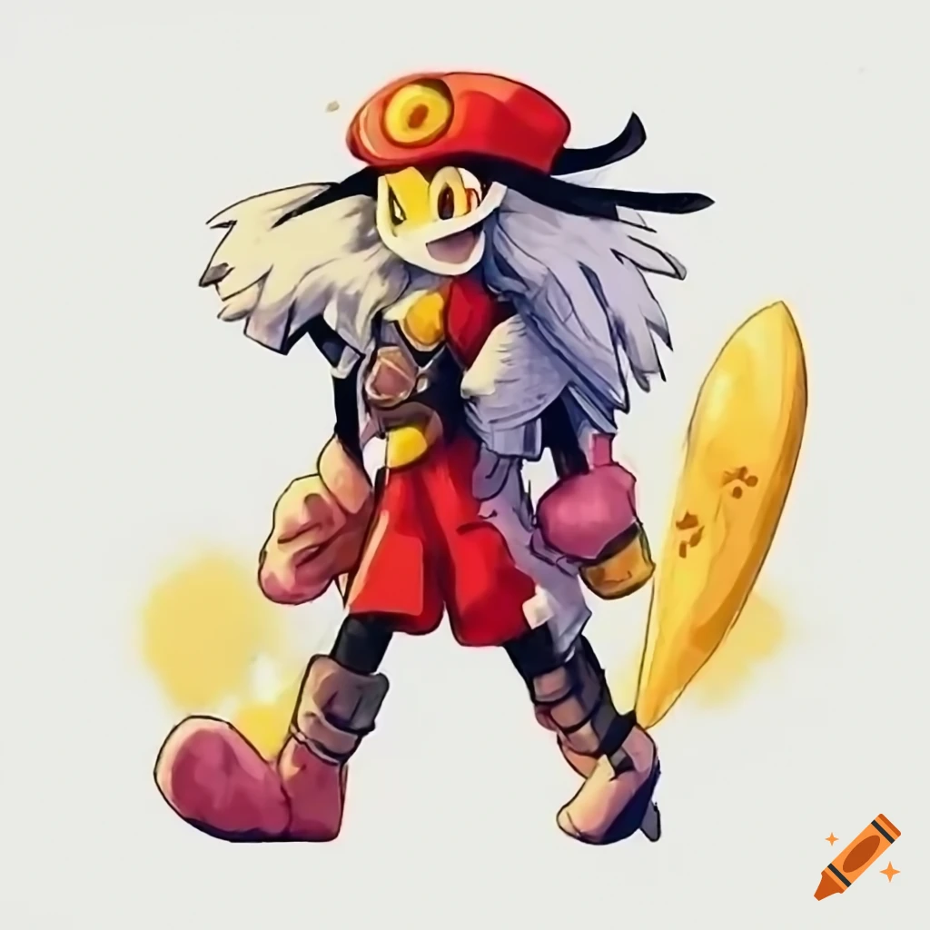 Klonoa in heroic armor ready for battle