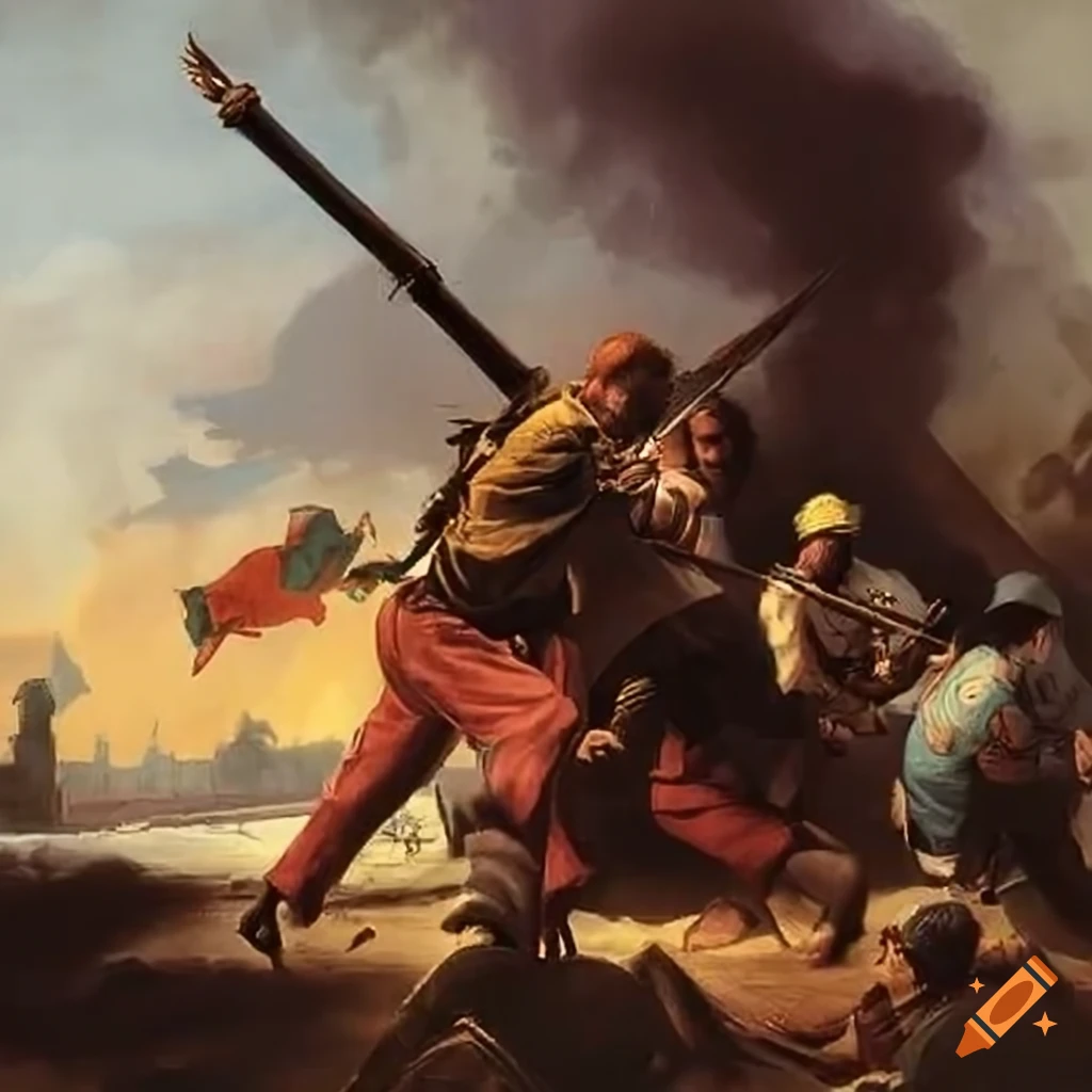 illustration depicting the cause of the French Revolution