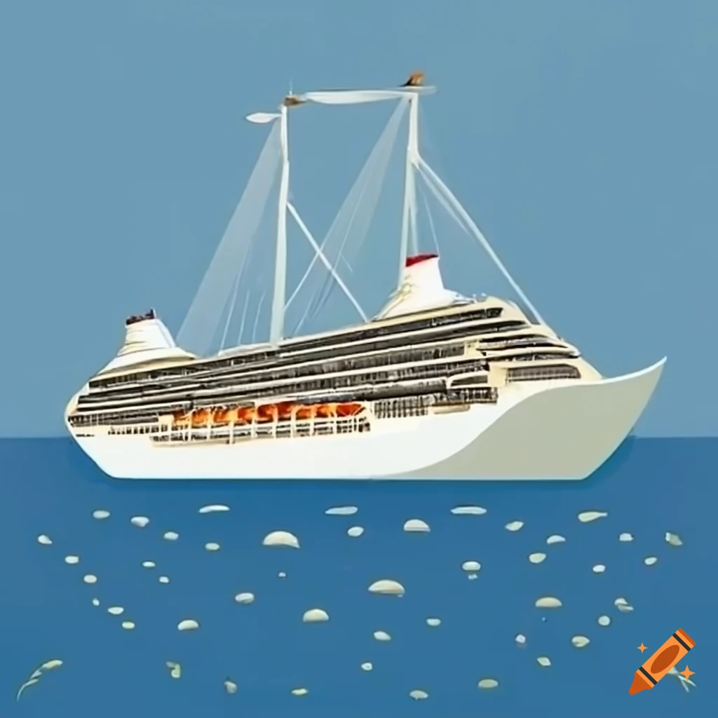 cruise ship sailing on blue ocean