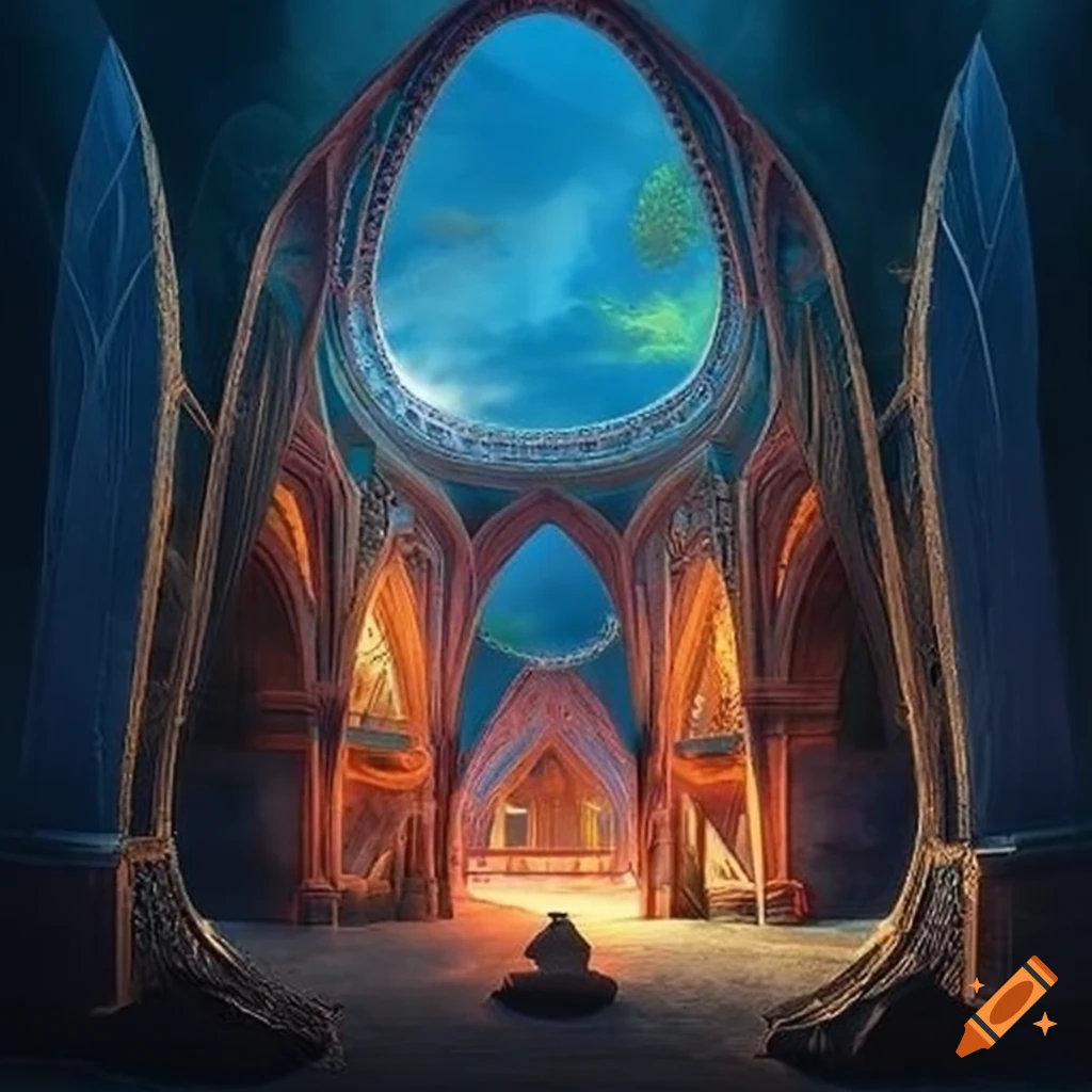 illusory dream land architecture cabin