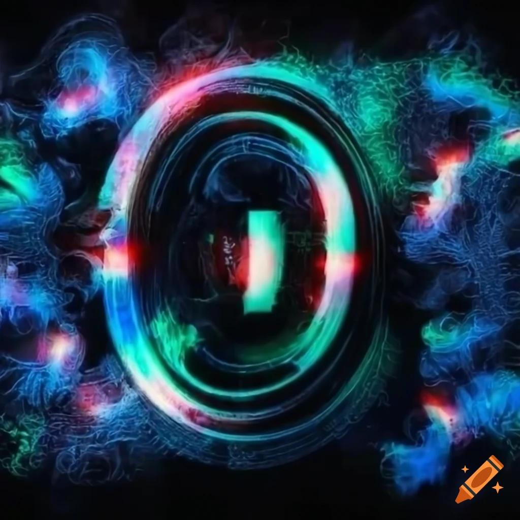 Mesmerizing visual effects of transforming letters into data bits on