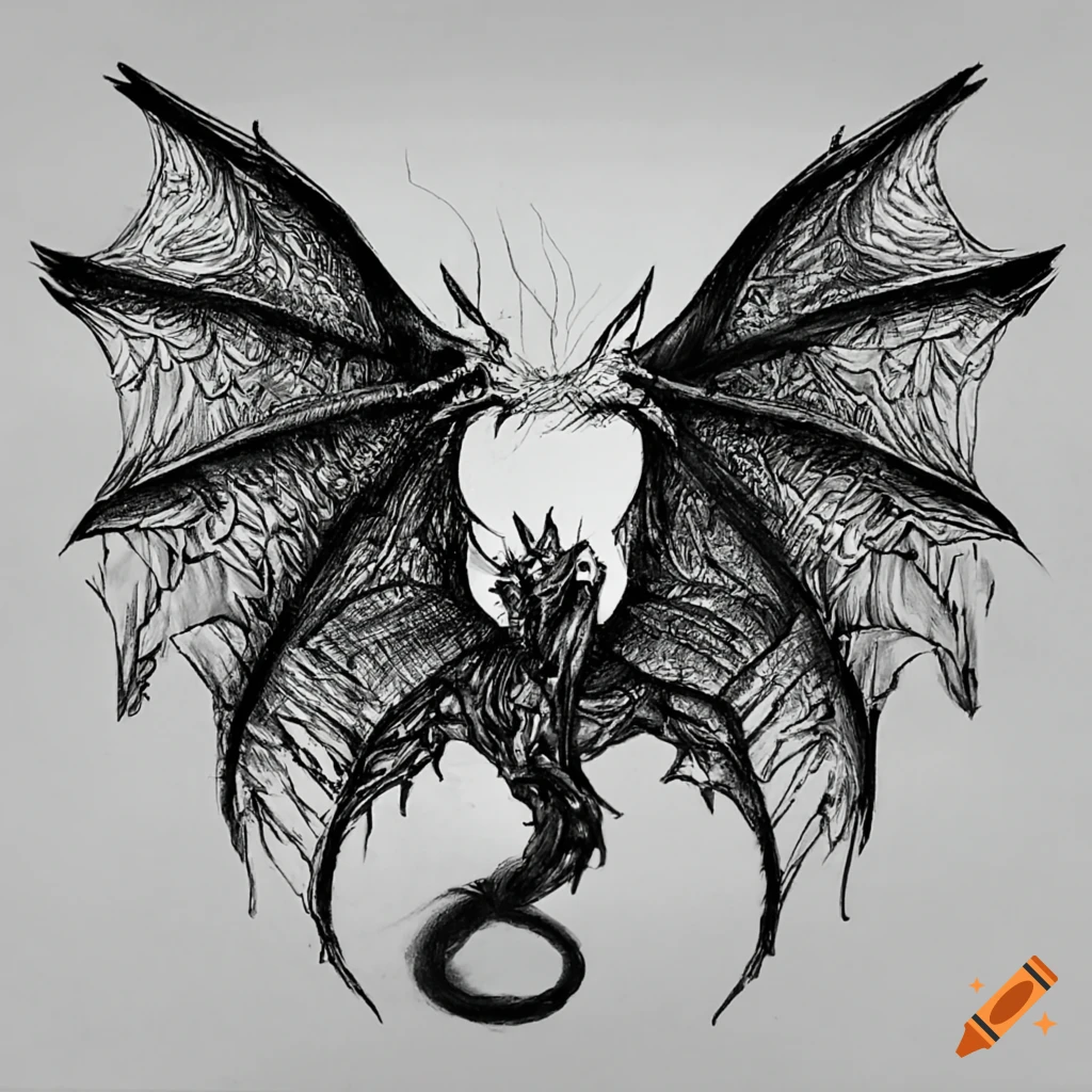 dragon wing drawings