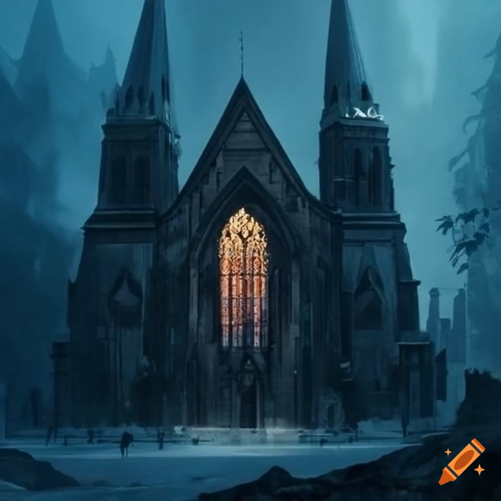 illusion of a cathedral-like cabin