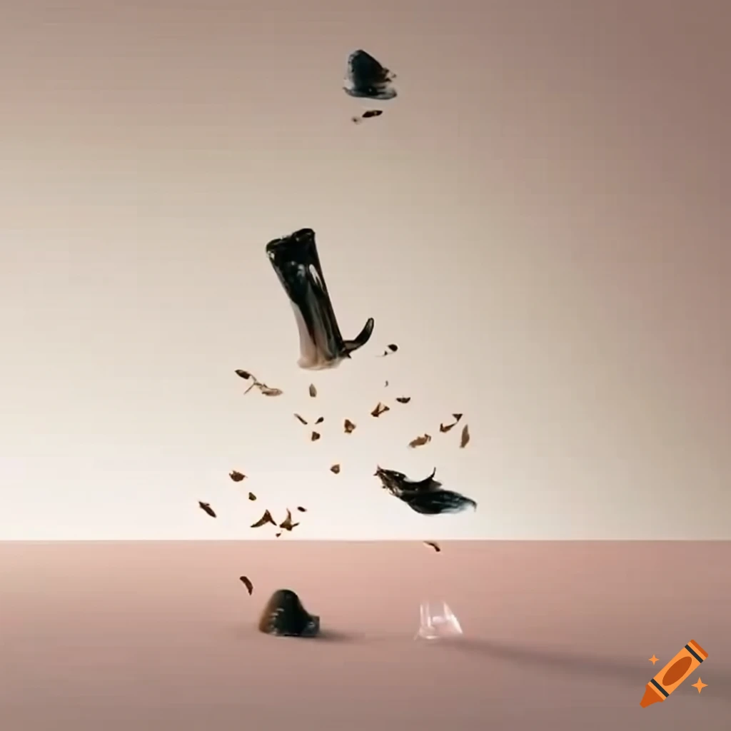 Vase falling to the floor