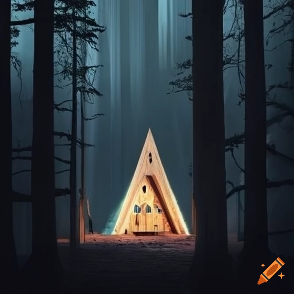 illusion of a precipitous cathedral cabin