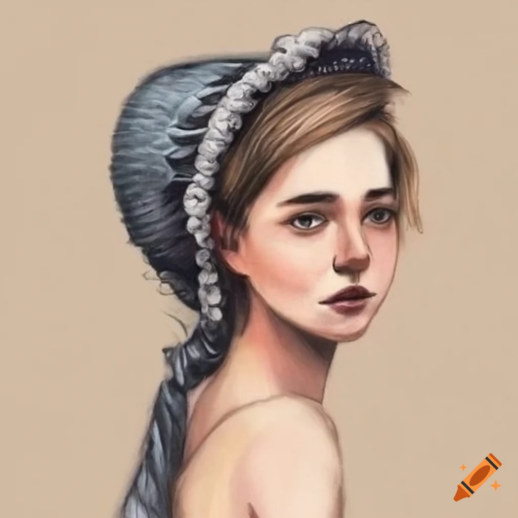 portrait of a young lady in a regency bonnet
