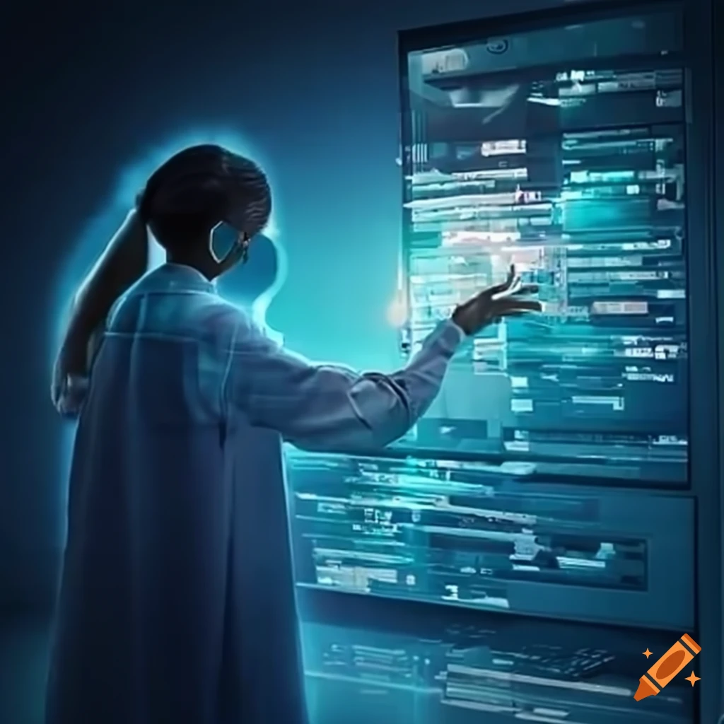 Digital health leadership concept on Craiyon