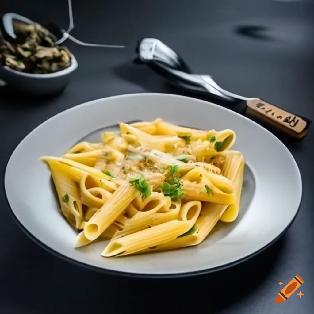 Pasta dish with tuna and parmesan cheese on Craiyon