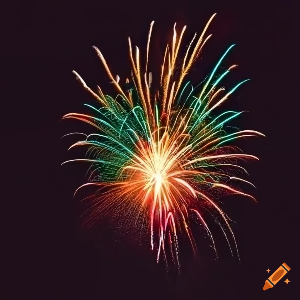 vibrant-colored-fireworks-display-in-a-dark-sky