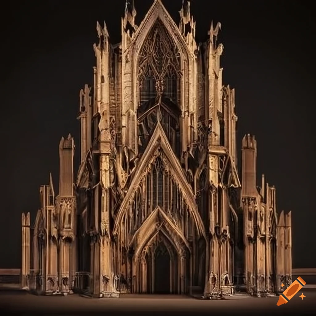 illusory cathedral-like cabin architecture