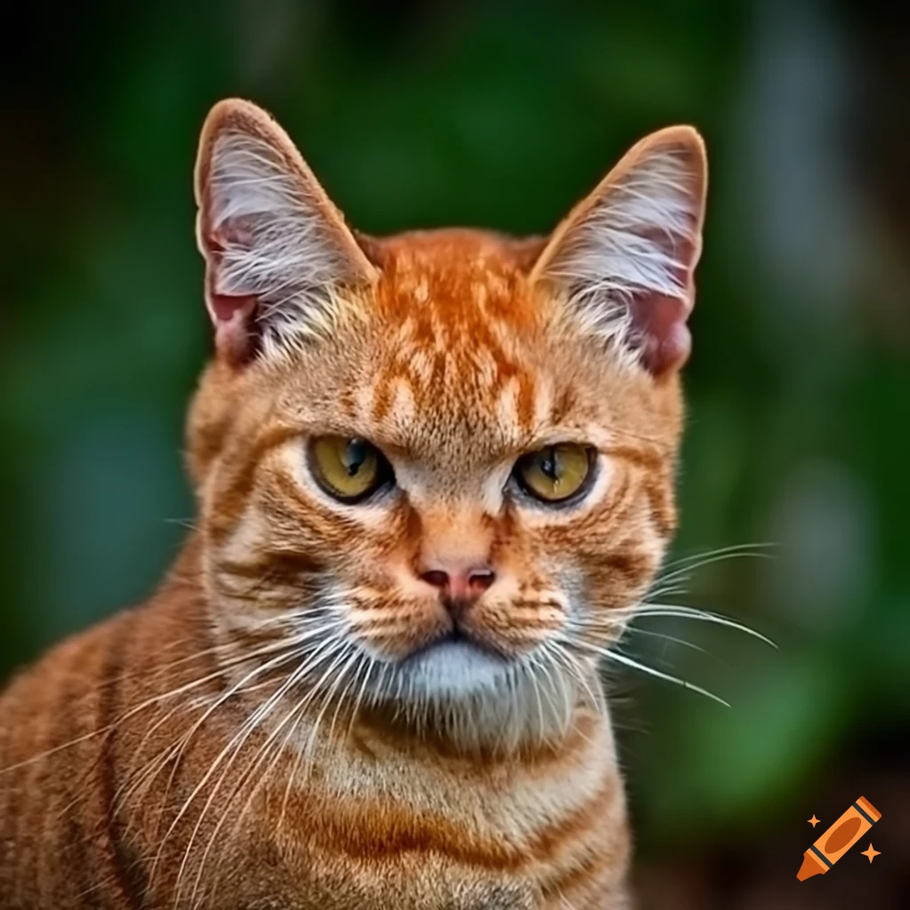 Photo d'un chat roux on Craiyon