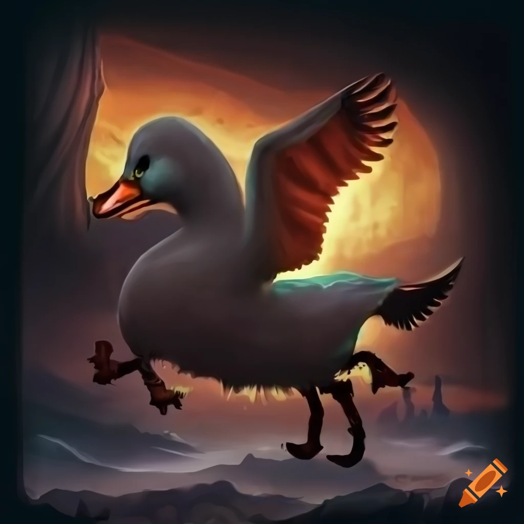 personification of four ducks as the Four Horsemen of the Apocalypse