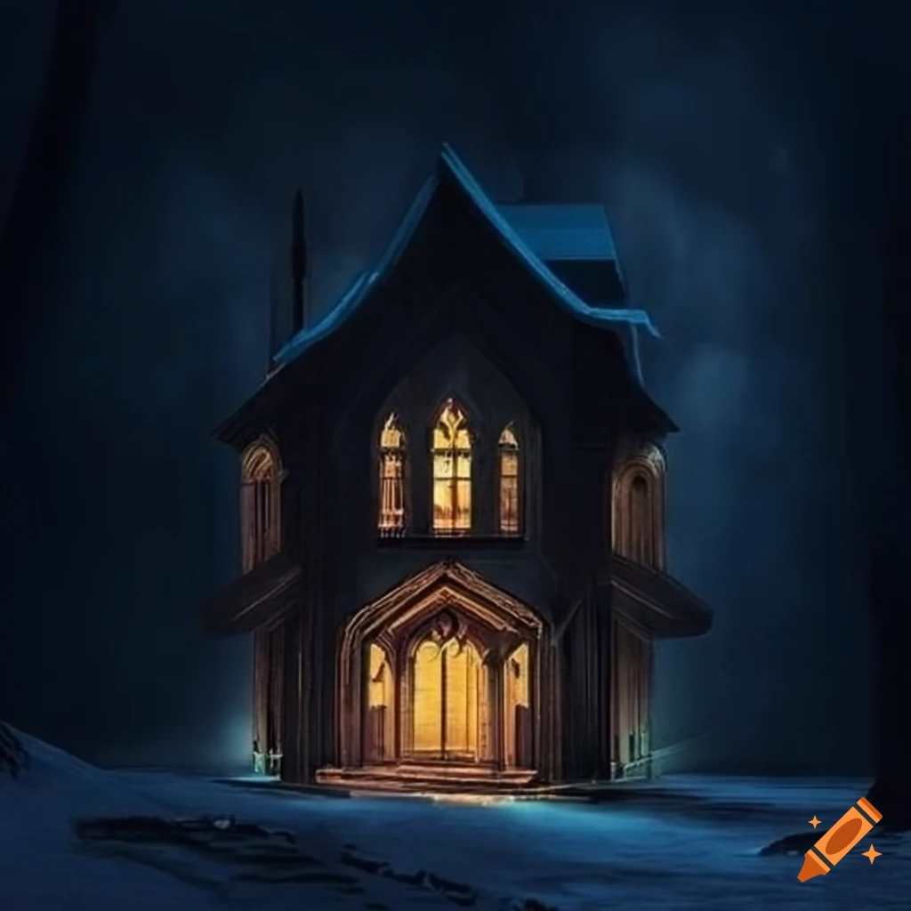 illusory Cathedral-like cabin architecture