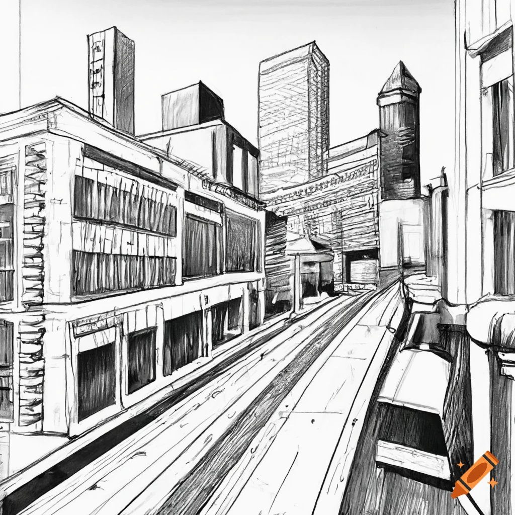 How to Draw 1-Point Perspective: Circle Line Art School - YouTube
