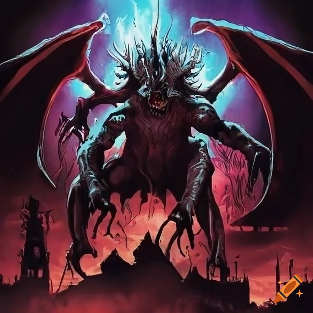 Cover art for heavy metal album monster