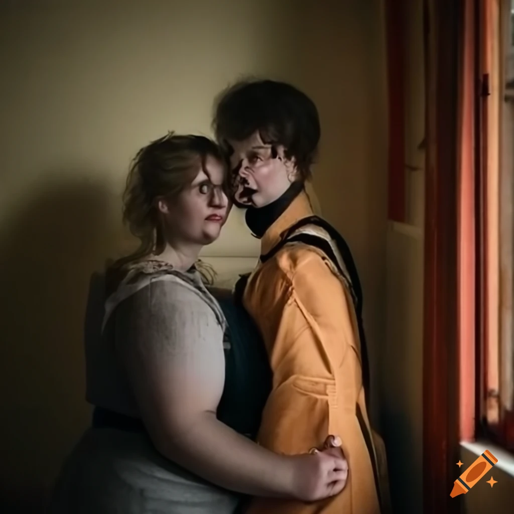 haunted urban couple in a council flat