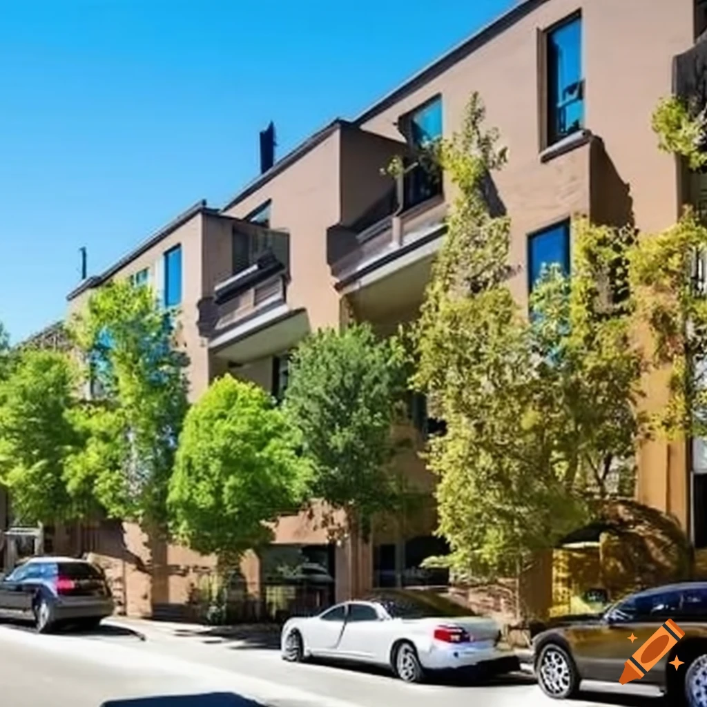 Beautiful california townhouse surrounded by trees