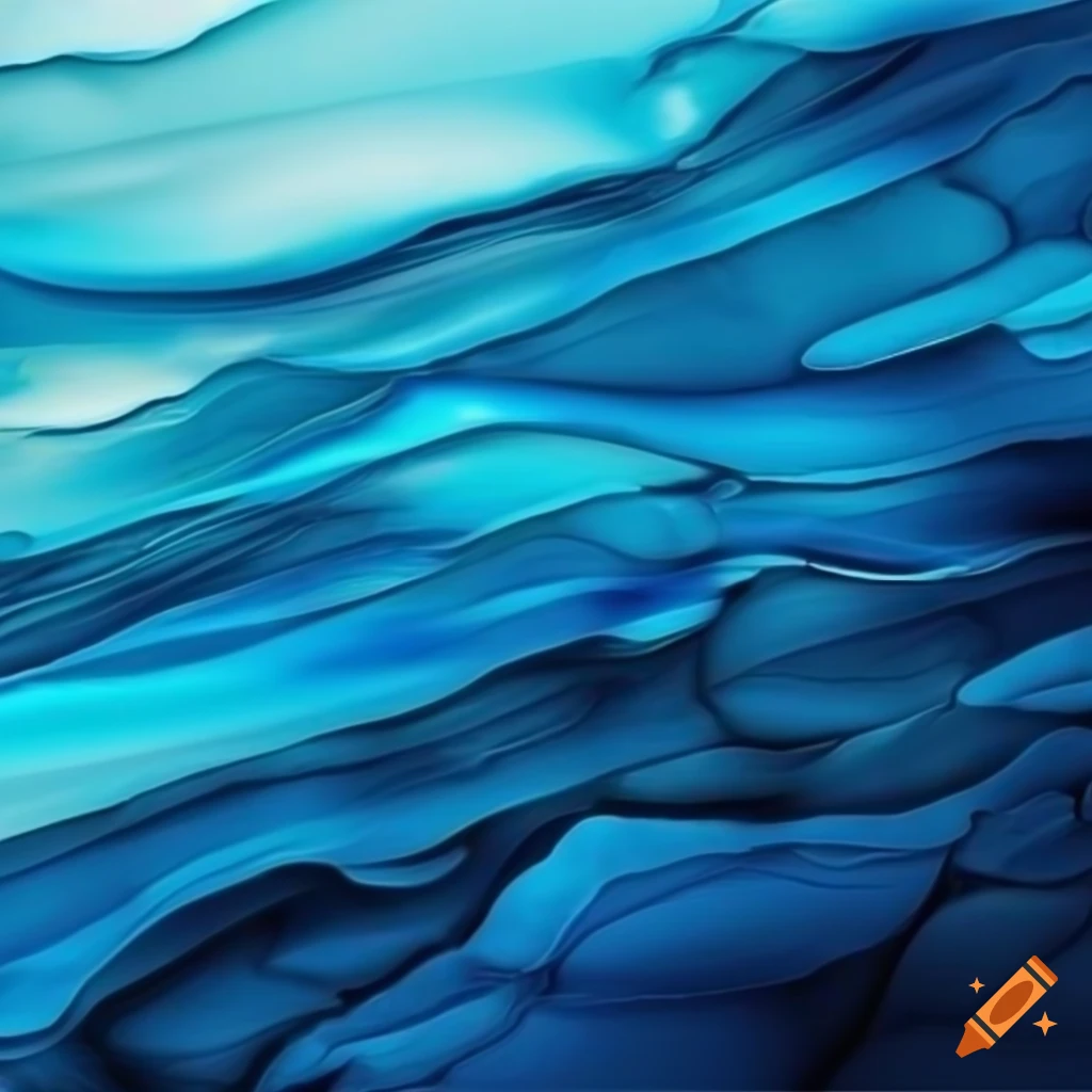 abstract blue stone landscape for Facebook cover