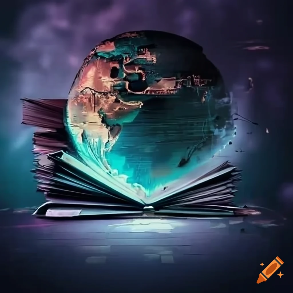 crypto book with apocalyptic theme