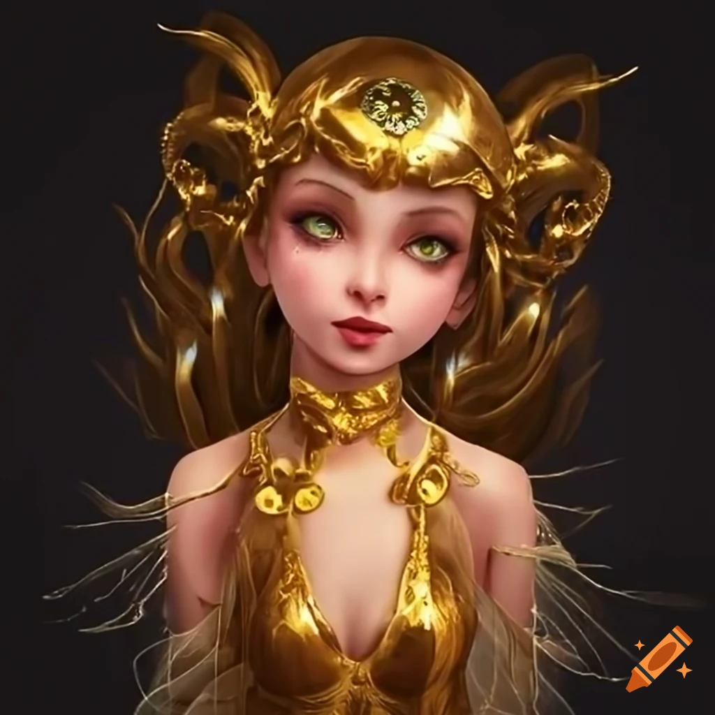 Gold skinned Fairy Tale Girl gold-skinned-fairy-tale-girl
