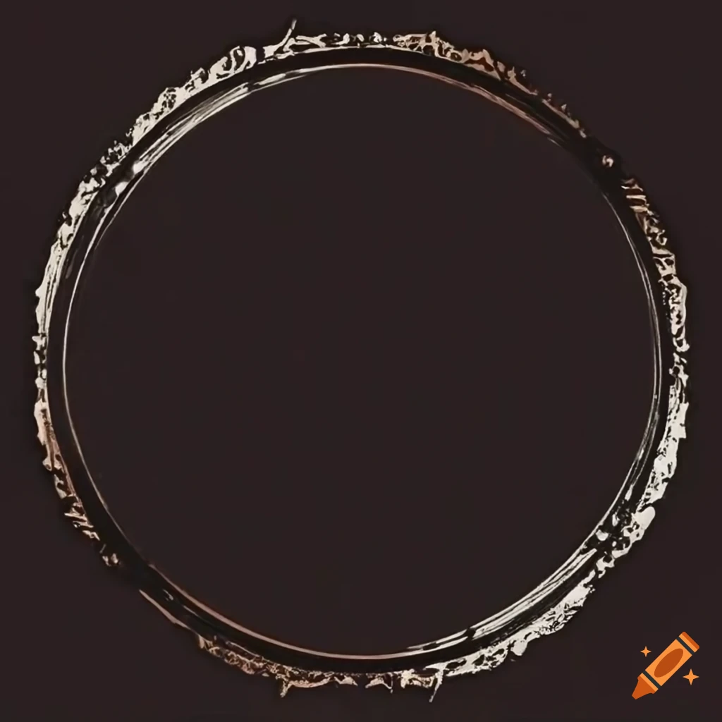 gothic circle frame icon