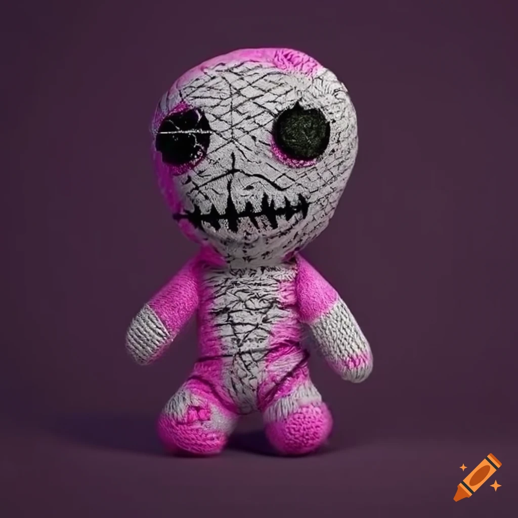 colorful voodoo doll artwork