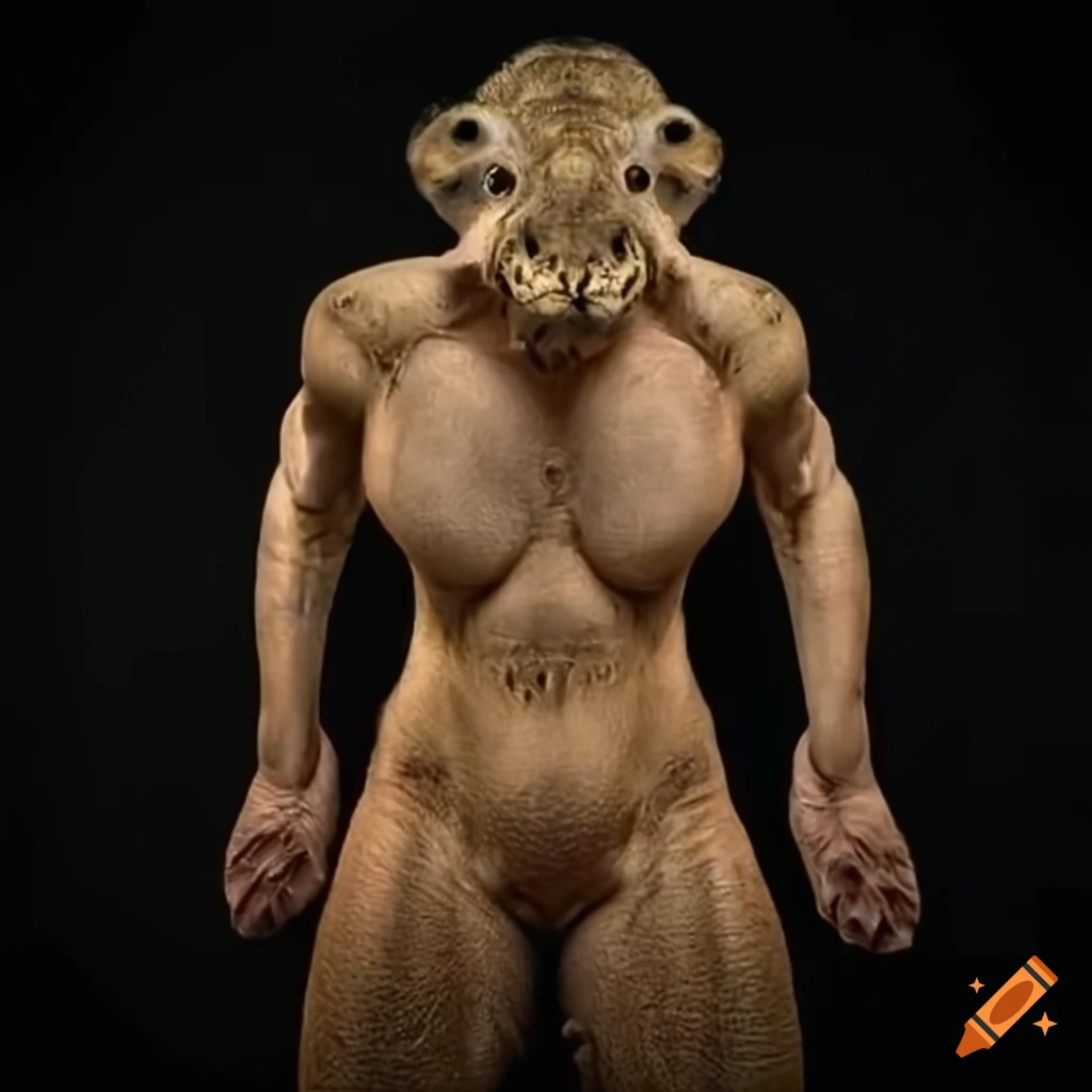 artistic portrayal of a hybrid creature