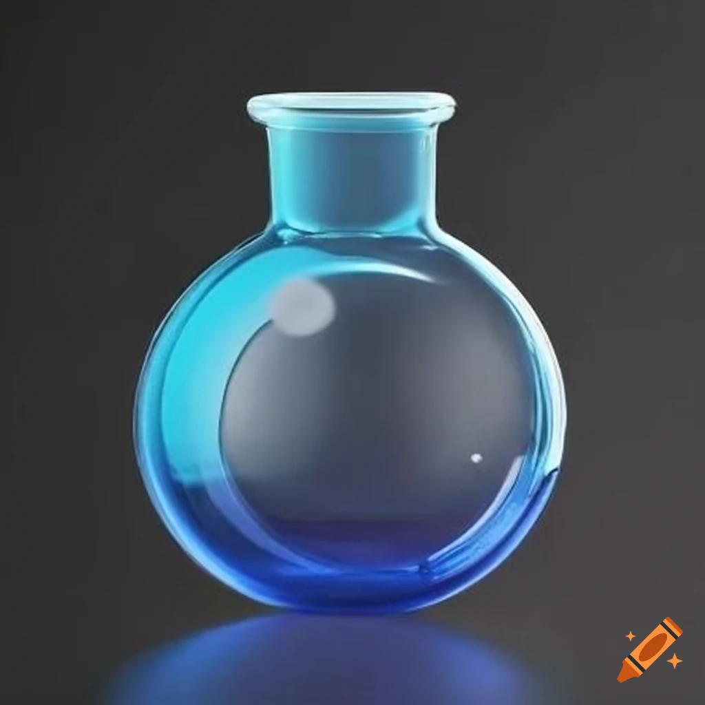 round bottom flask in a laboratory