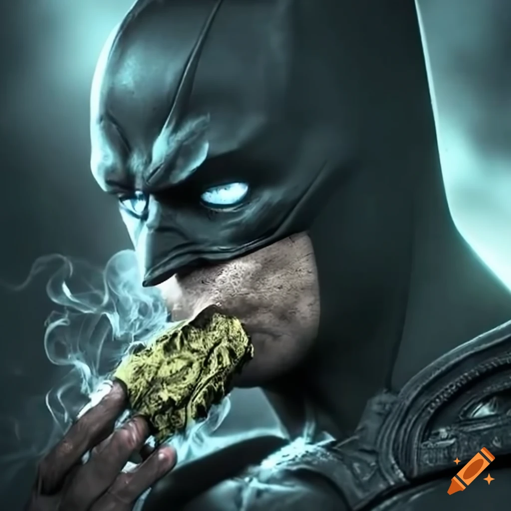 Batman Smoking Weed On Craiyon
