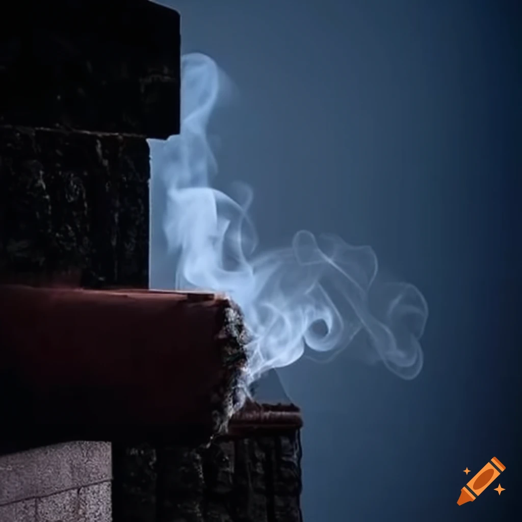 smoke coming from a neighbor's chimney