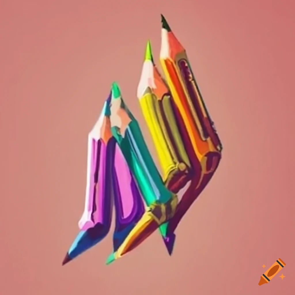 jazz word made of colorful crayons