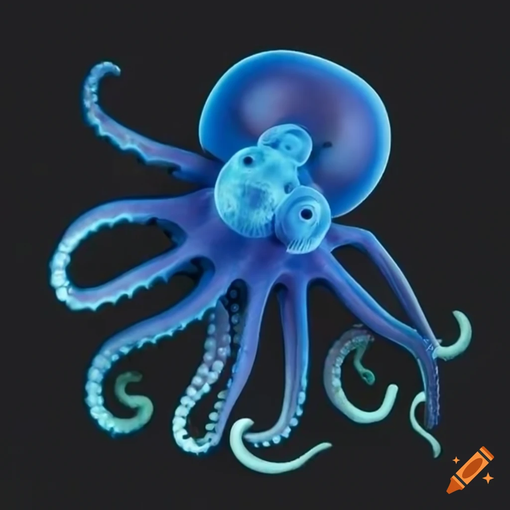x-ray image of a toy octopus