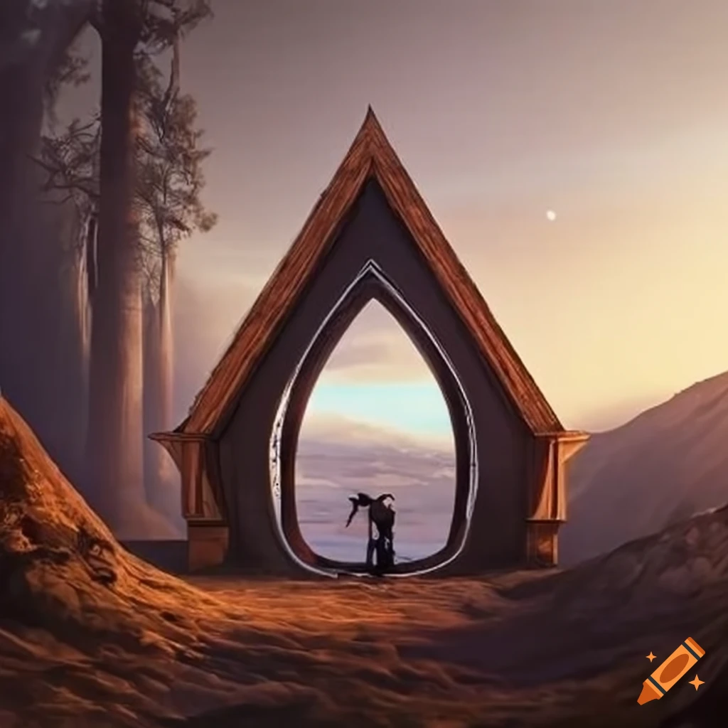 illusory dream land architecture cabin