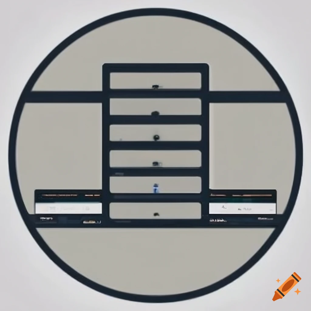 illustration of a server room