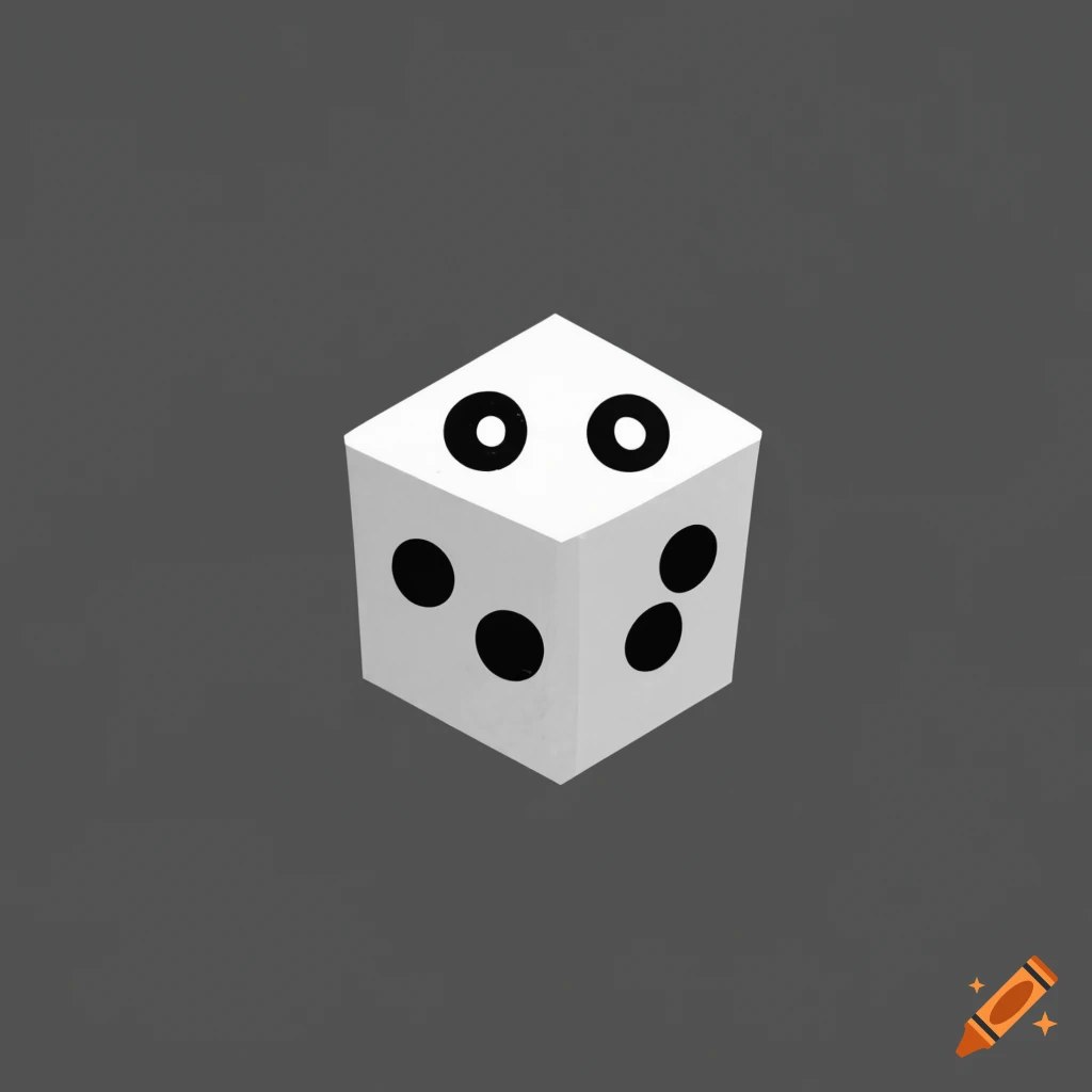 fun and playful dice logo