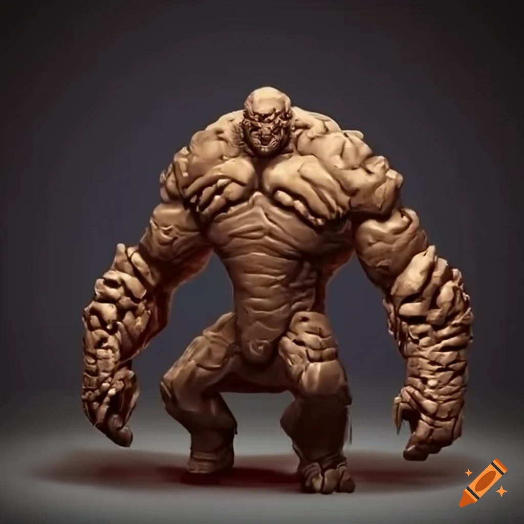 Image of a fierce stone golem